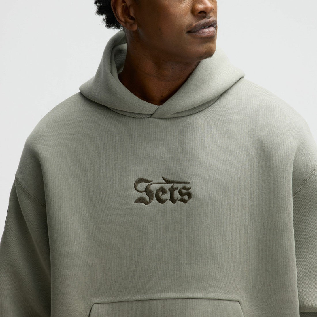 Nike New York Jets 2025 Rivalries Collection Oversized Tech Fleece Hoodie Gotham Green