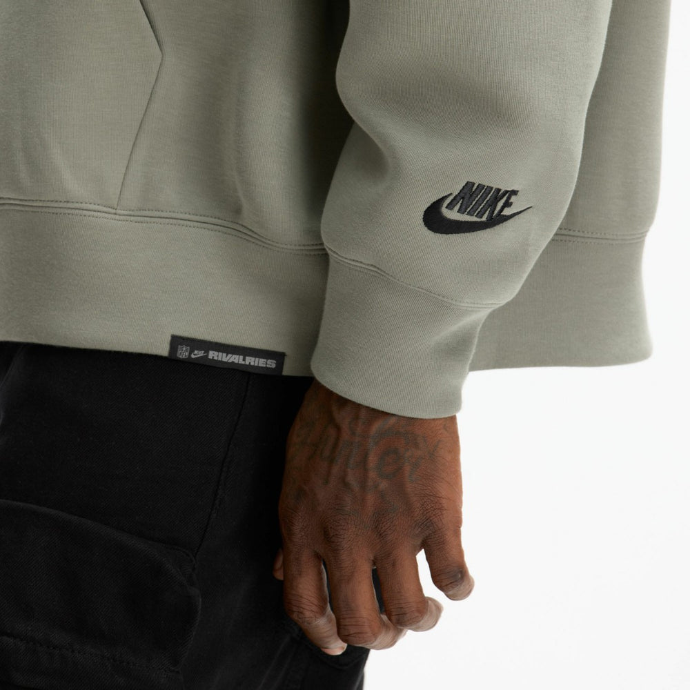 Nike New York Jets 2025 Rivalries Collection Oversized Tech Fleece Hoodie Gotham Green