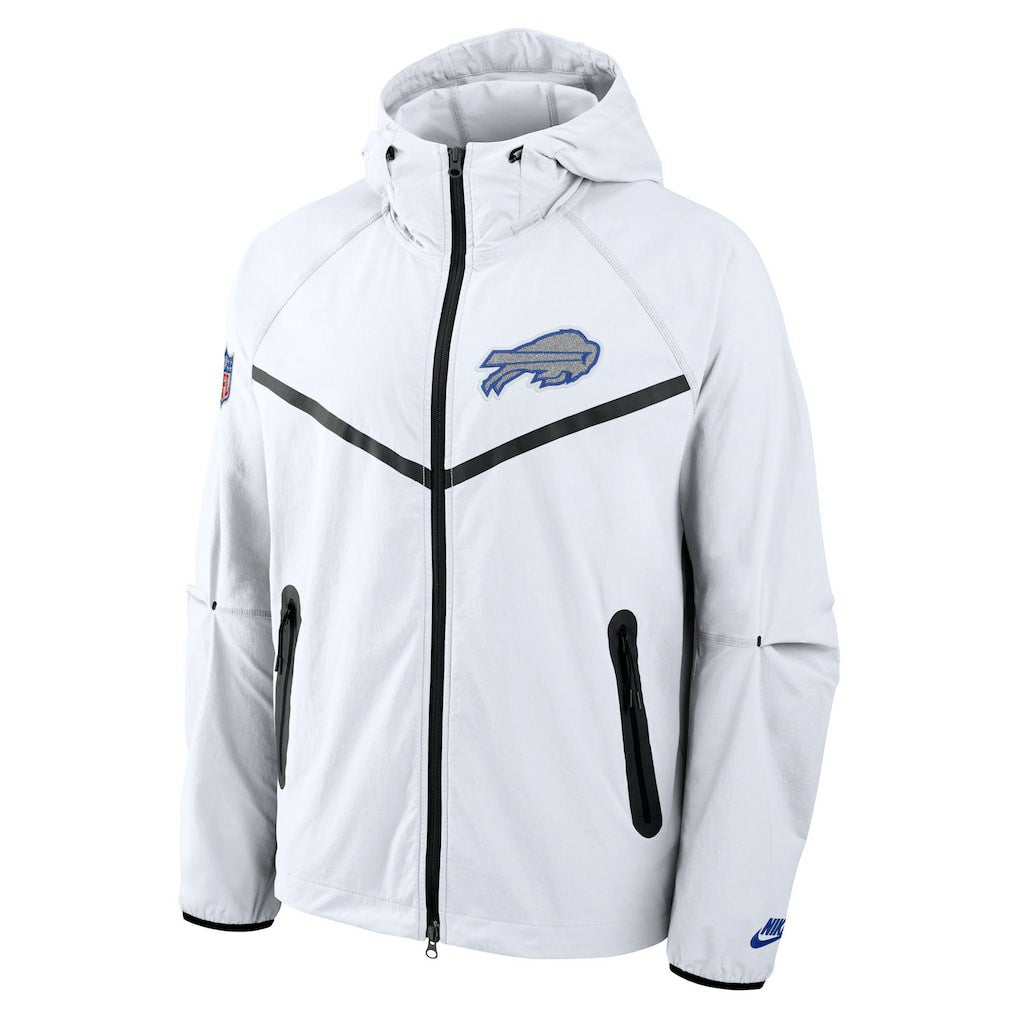 Nike Buffalo Bills 2025 Rivalries Collection Tech Raglan Full-Zip Jacket White