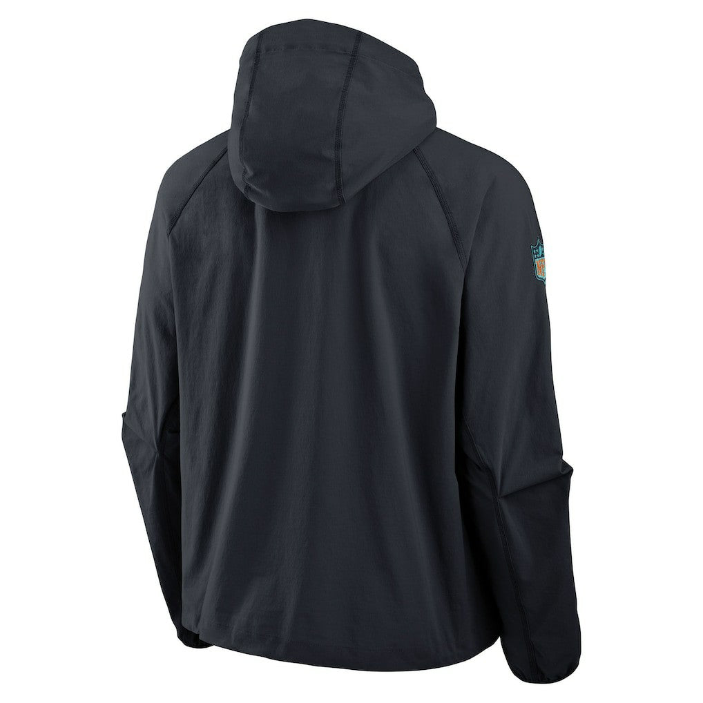 Nike Miami Dolphins 2025 Rivalries Collection Tech Raglan Full-Zip Jacket Pitch Blue