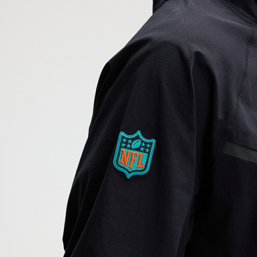 Nike Miami Dolphins 2025 Rivalries Collection Tech Raglan Full-Zip Jacket Pitch Blue