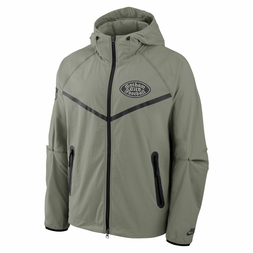 Nike New York Jets 2025 Rivalries Collection Tech Raglan Full-Zip Jacket Gotham Green