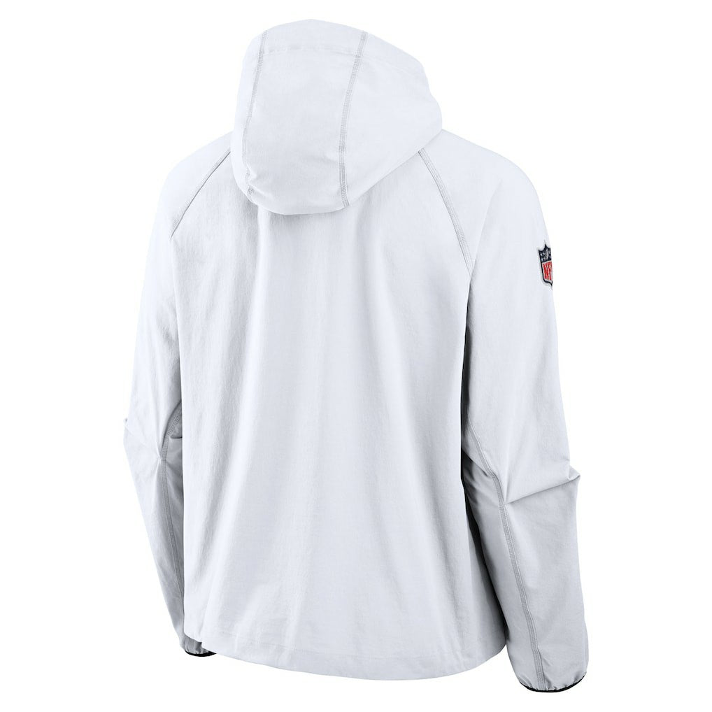 Nike New England Patriots 2025 Rivalries Collection Tech Raglan Full-Zip Jacket White