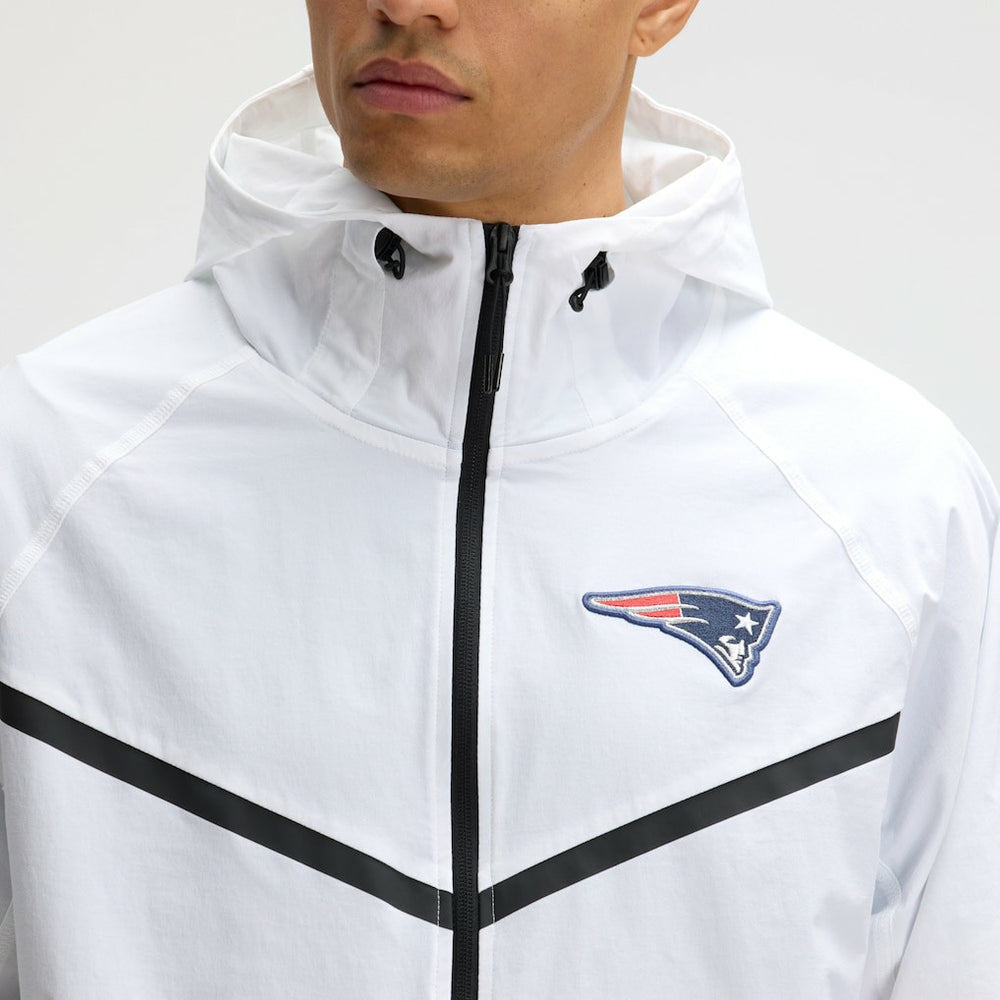 Nike New England Patriots 2025 Rivalries Collection Tech Raglan Full-Zip Jacket White