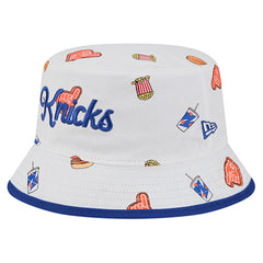 New York Knicks Team Cheer Reversible Bucket Hat White | New Era Near Me