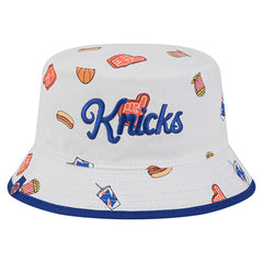 New York Knicks Team Cheer Reversible Bucket Hat White | New Era Near Me