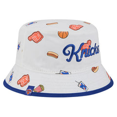 New York Knicks Team Cheer Reversible Bucket Hat White | New Era Near Me