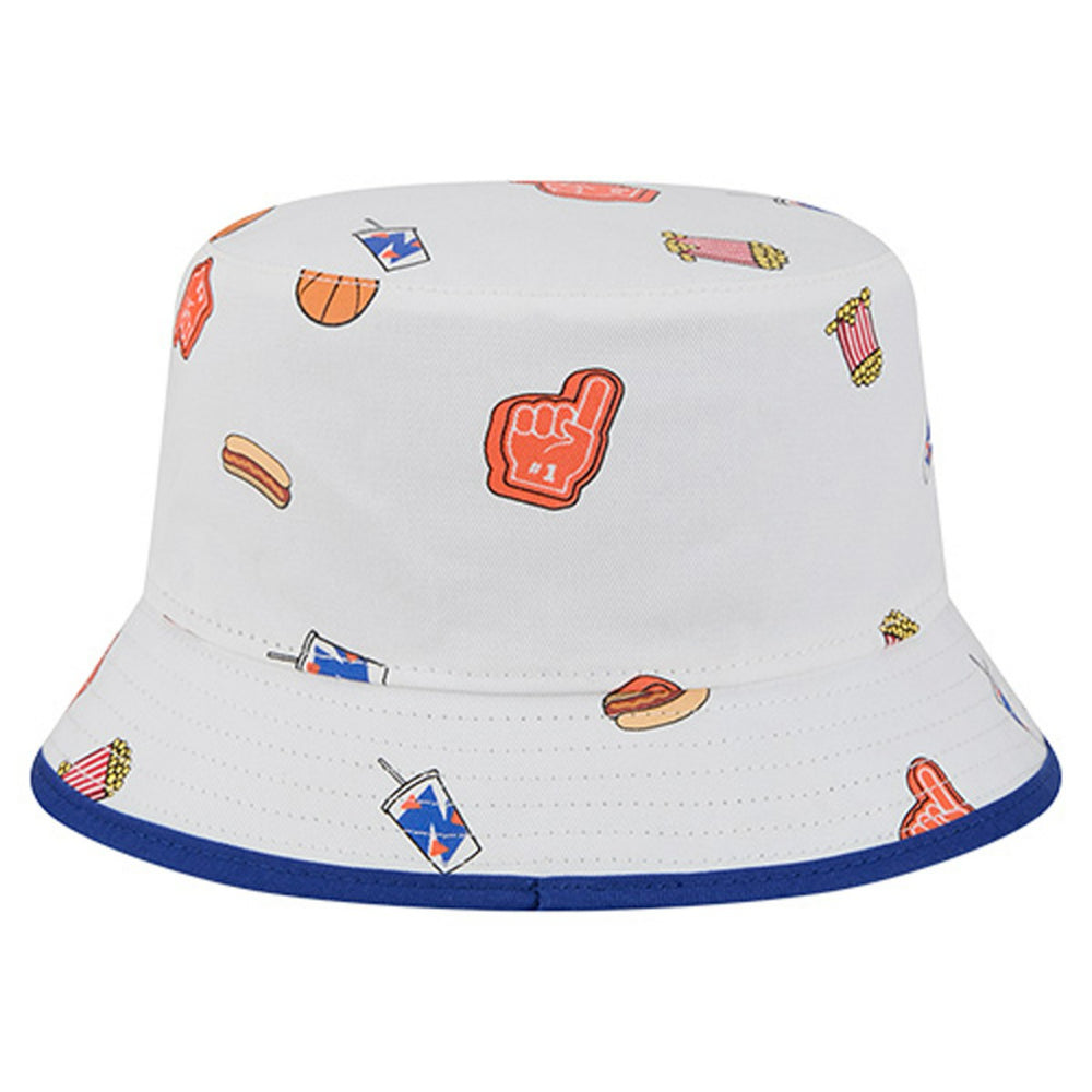 New York Knicks Team Cheer Reversible Bucket Hat White | New Era Near Me