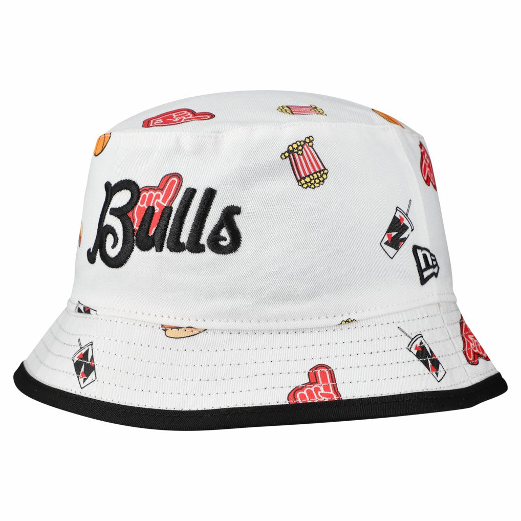 Chicago Bulls Team Cheer Reversible Bucket Hat White | New Era outlet