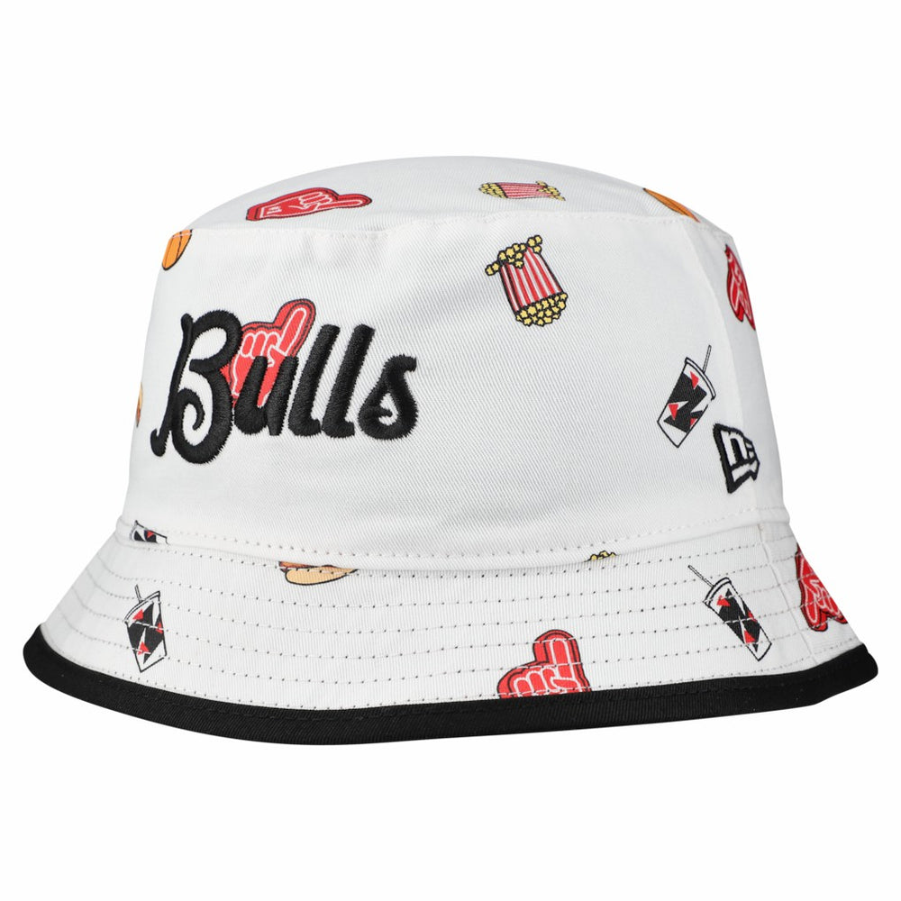 Chicago Bulls Team Cheer Reversible Bucket Hat White | New Era outlet