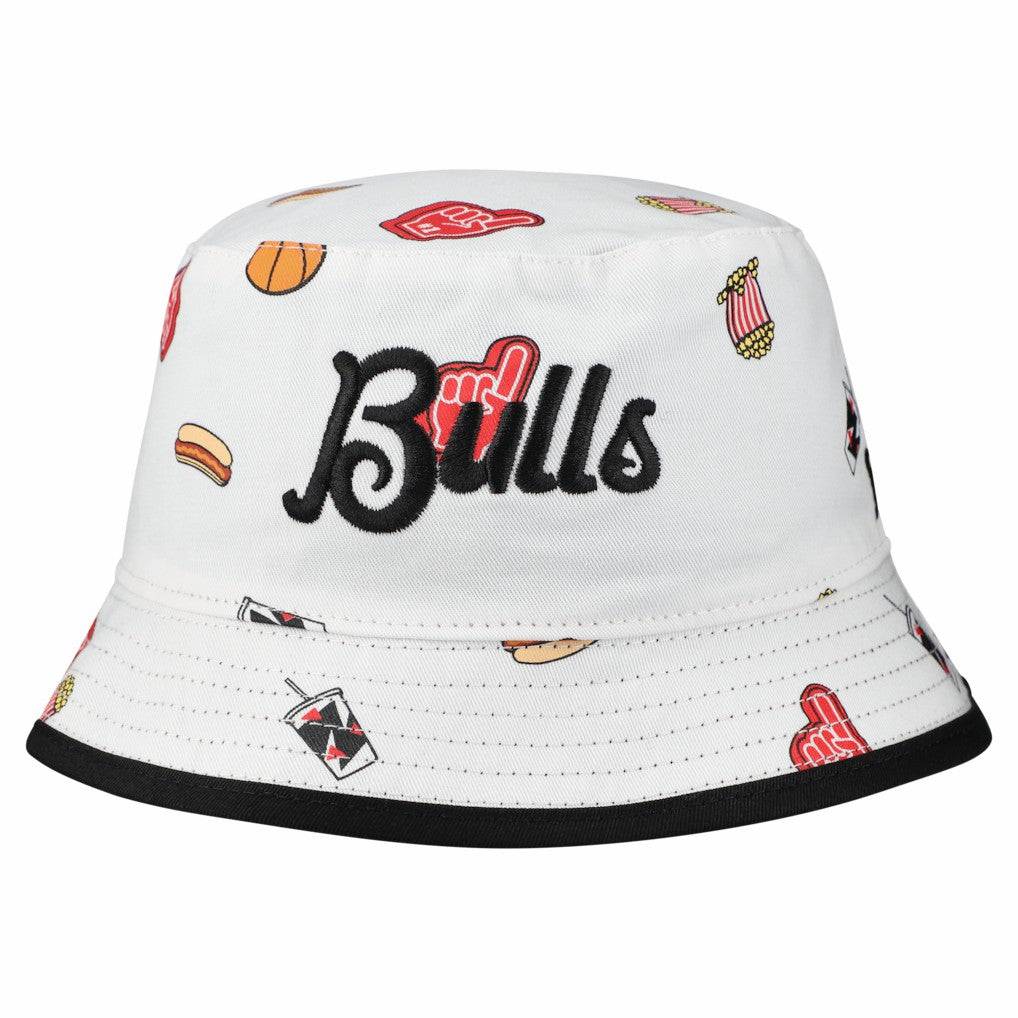 Chicago Bulls Team Cheer Reversible Bucket Hat White | New Era outlet