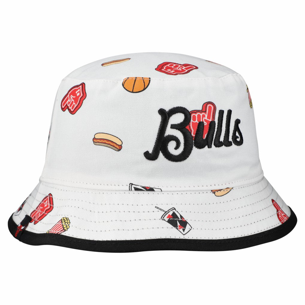 Chicago Bulls Team Cheer Reversible Bucket Hat White | New Era outlet