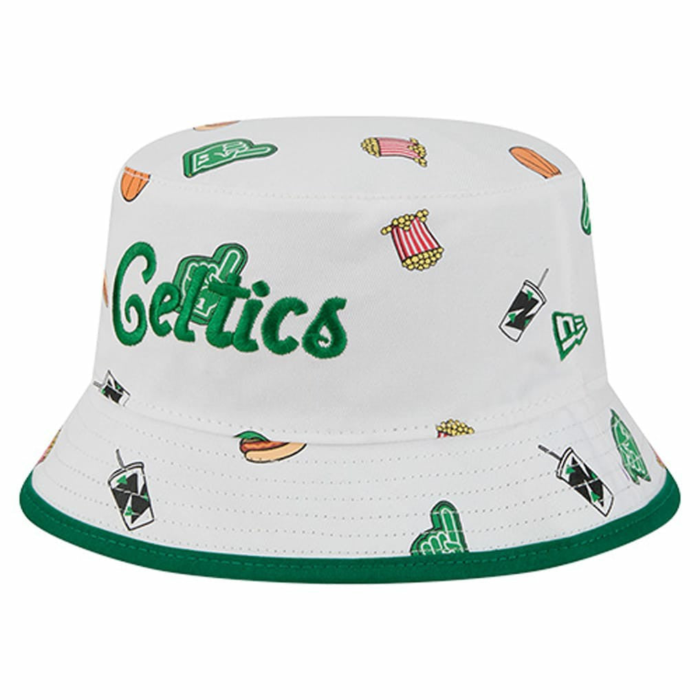 Boston Celtics Team Cheer Reversible Bucket Hat White | New Era discount