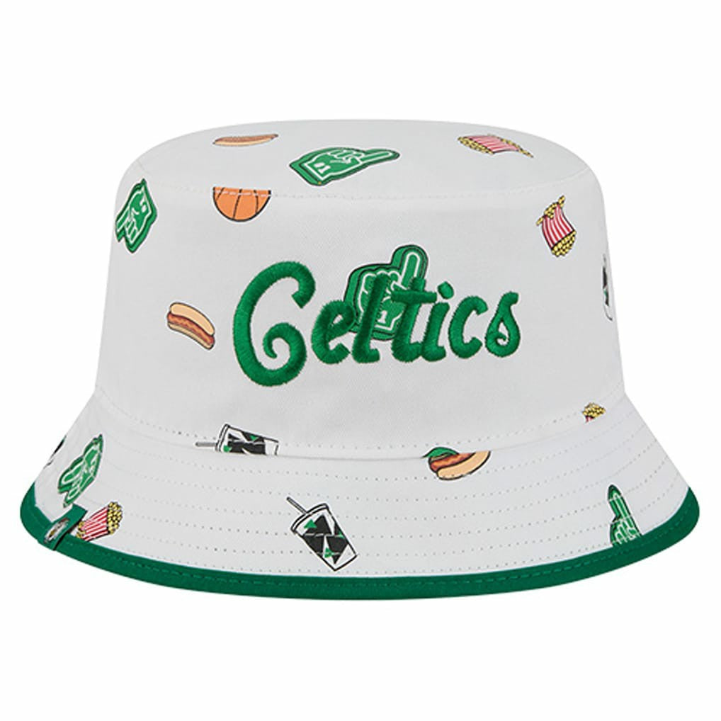 Boston Celtics Team Cheer Reversible Bucket Hat White | New Era discount
