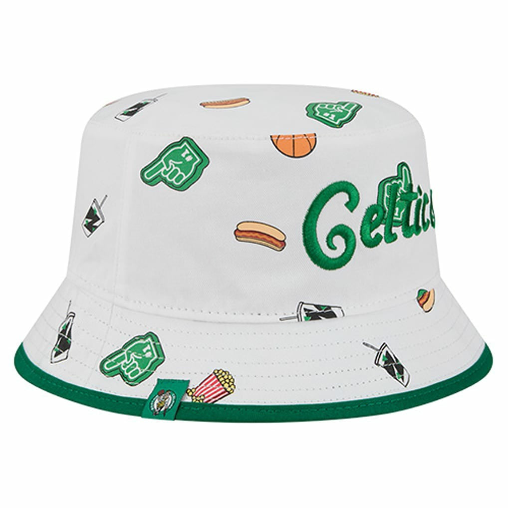 Boston Celtics Team Cheer Reversible Bucket Hat White | New Era discount