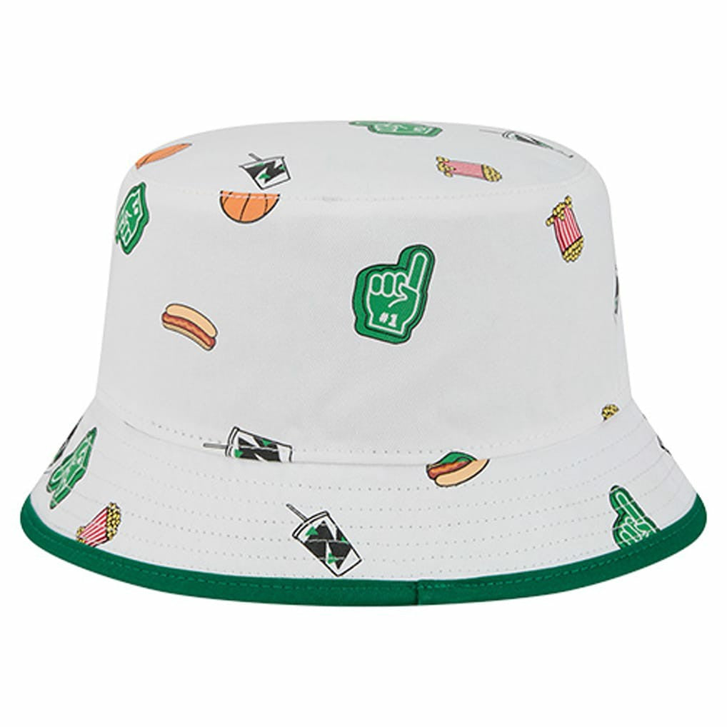 Boston Celtics Team Cheer Reversible Bucket Hat White | New Era discount