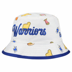 Golden State Warriors Team Cheer Reversible Bucket Hat for sale White | New Era for sale