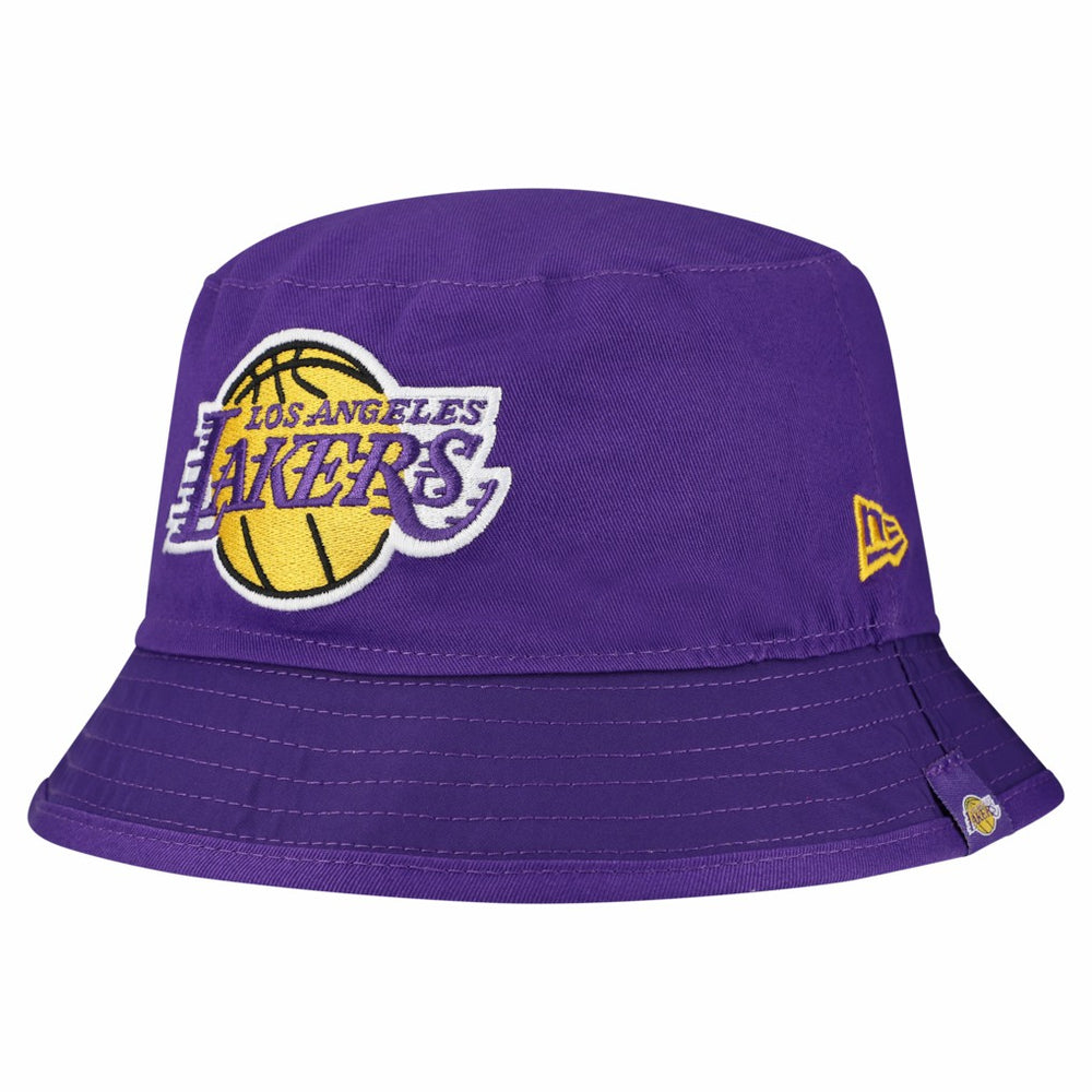Los Angeles Lakers Team Cheer Reversible Bucket Hat White | New Era discount