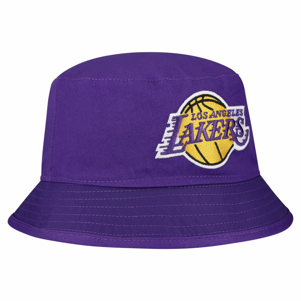 Los Angeles Lakers Team Cheer Reversible Bucket Hat White | New Era discount