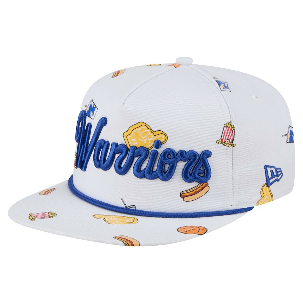 Golden State Warriors Team Cheer Rope 19TWENTY Adjustable Hat for sale White | New Era outlet