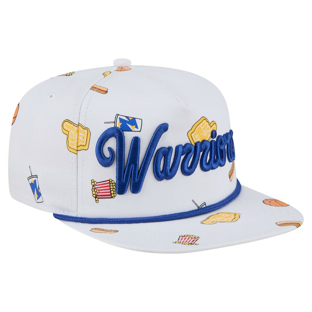 Golden State Warriors Team Cheer Rope 19TWENTY Adjustable Hat for sale White | New Era outlet