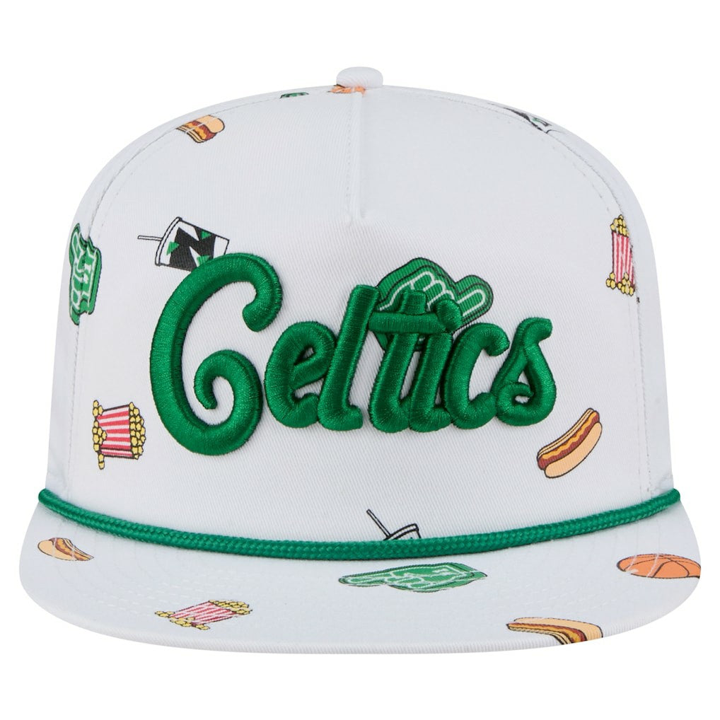 Boston Celtics Team Cheer Rope 19TWENTY Adjustable Hat White | New Era US