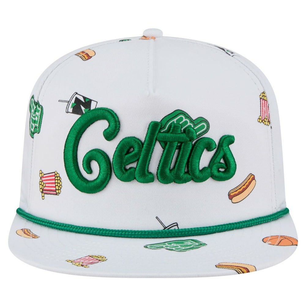 Boston Celtics Team Cheer Rope 19TWENTY Adjustable Hat White | New Era US