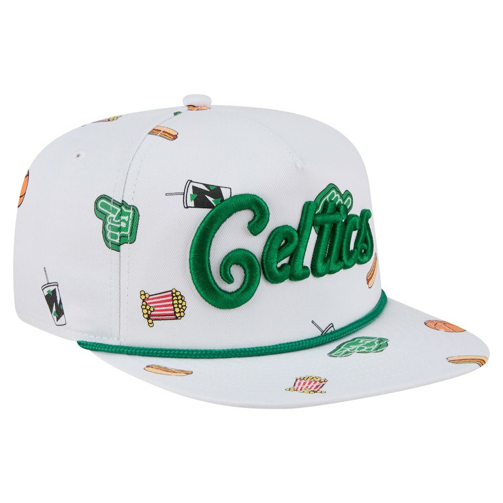 Boston Celtics Team Cheer Rope 19TWENTY Adjustable Hat White | New Era US