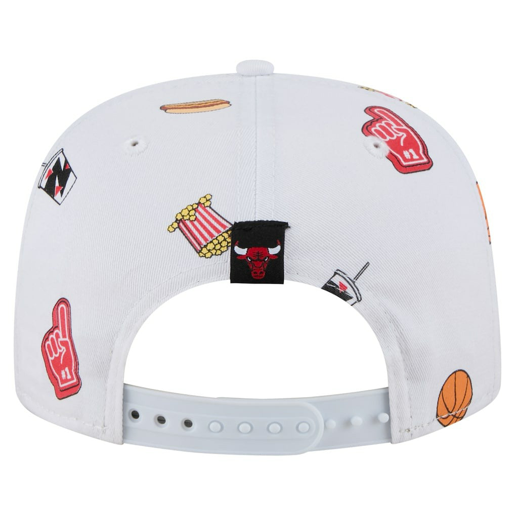 Chicago Bulls Team Cheer Rope 19TWENTY Adjustable Hat White | New Era outlet