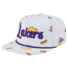 Los Angeles Lakers Team Cheer Rope 19TWENTY Adjustable Hat White | New Era for sale
