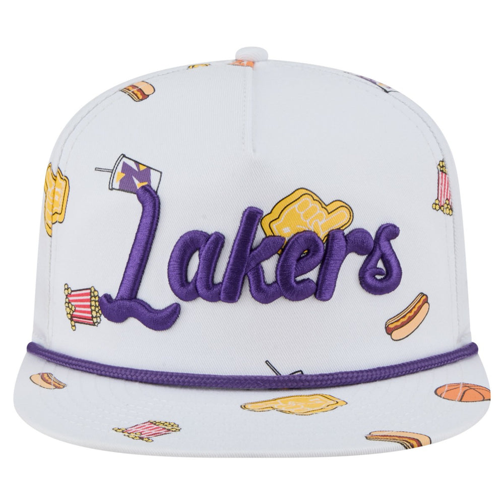 Los Angeles Lakers Team Cheer Rope 19TWENTY Adjustable Hat White | New Era for sale