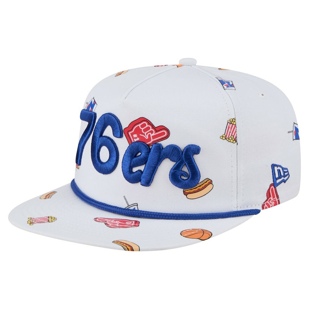 Philadelphia 76ers Team Cheer Rope 19TWENTY Adjustable Hat White | New Era for sale