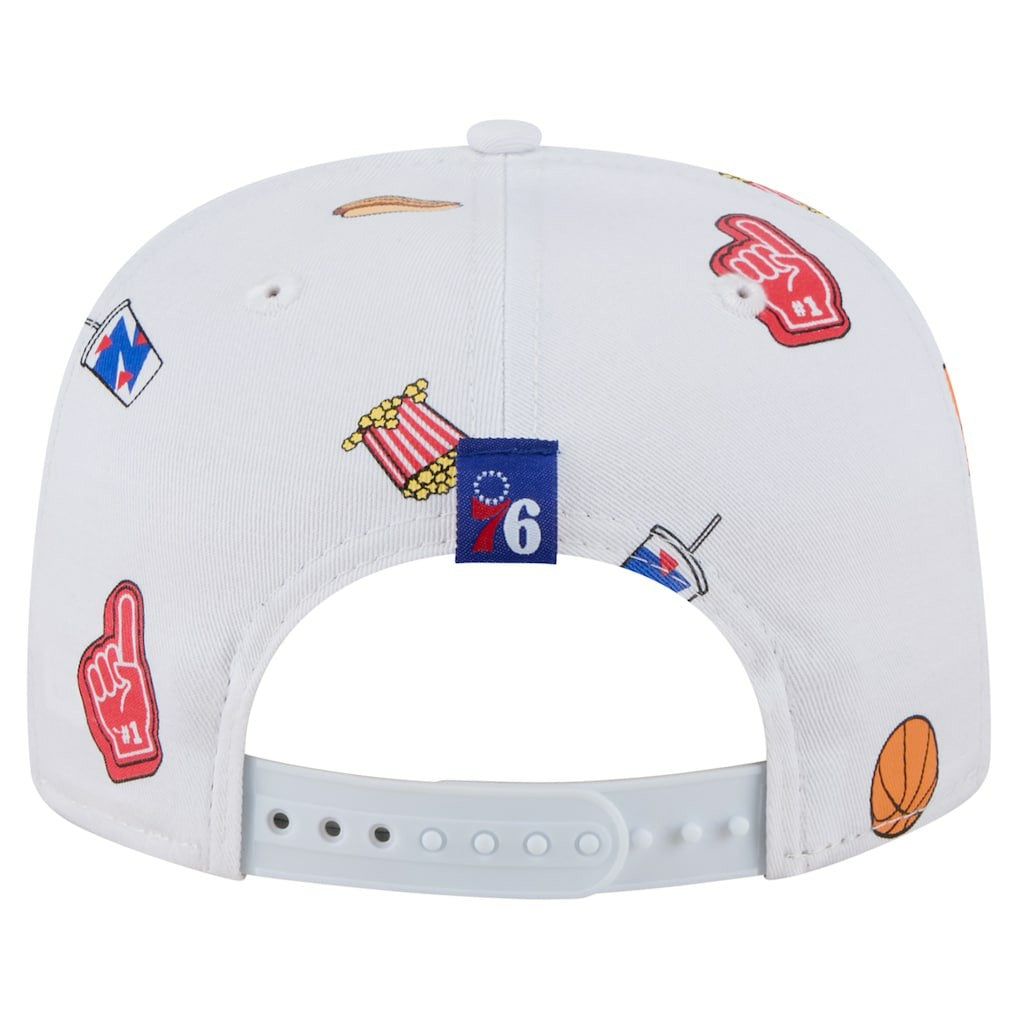 Philadelphia 76ers Team Cheer Rope 19TWENTY Adjustable Hat White | New Era for sale