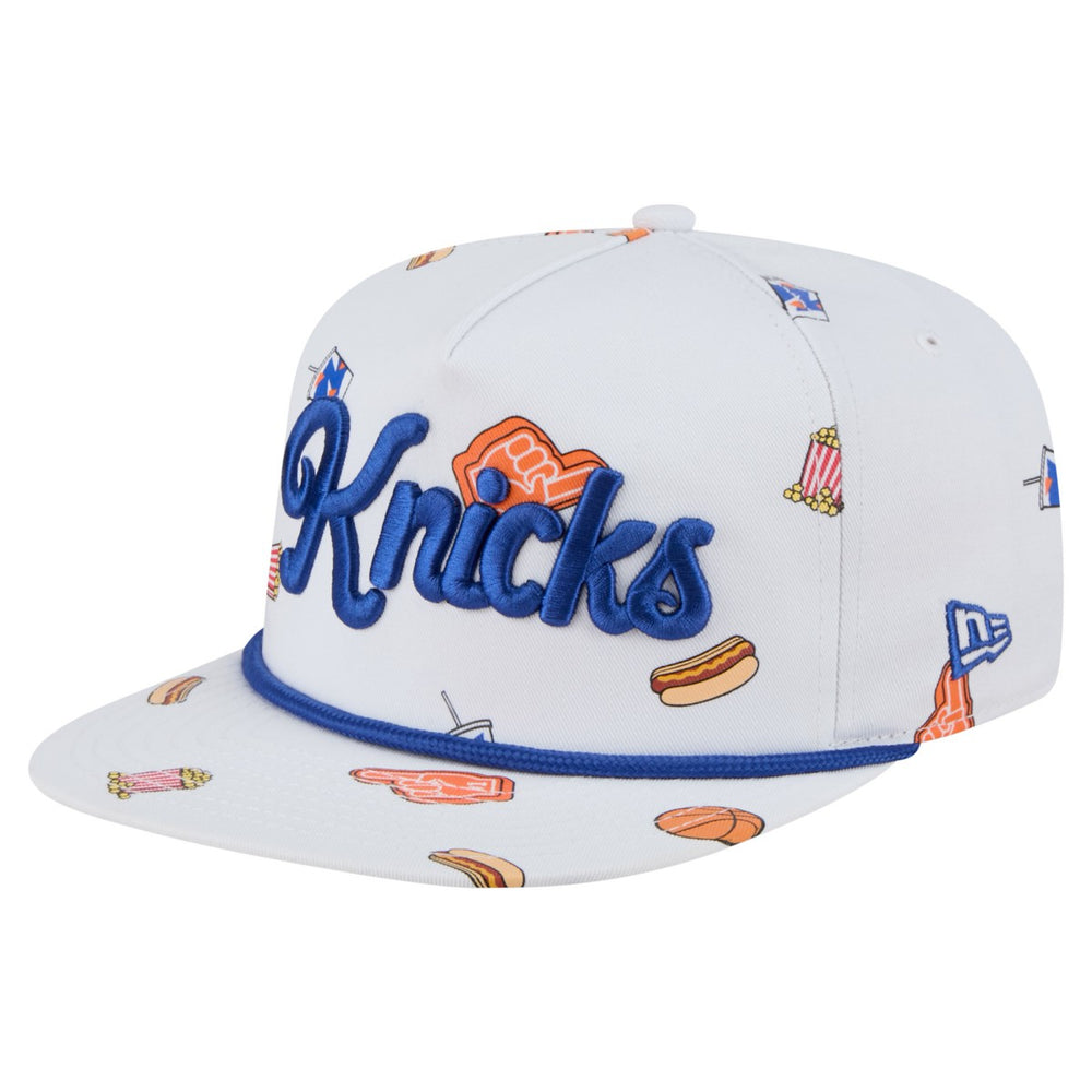 New York Knicks Team Cheer Rope 19TWENTY Adjustable Hat White | New Era for sale
