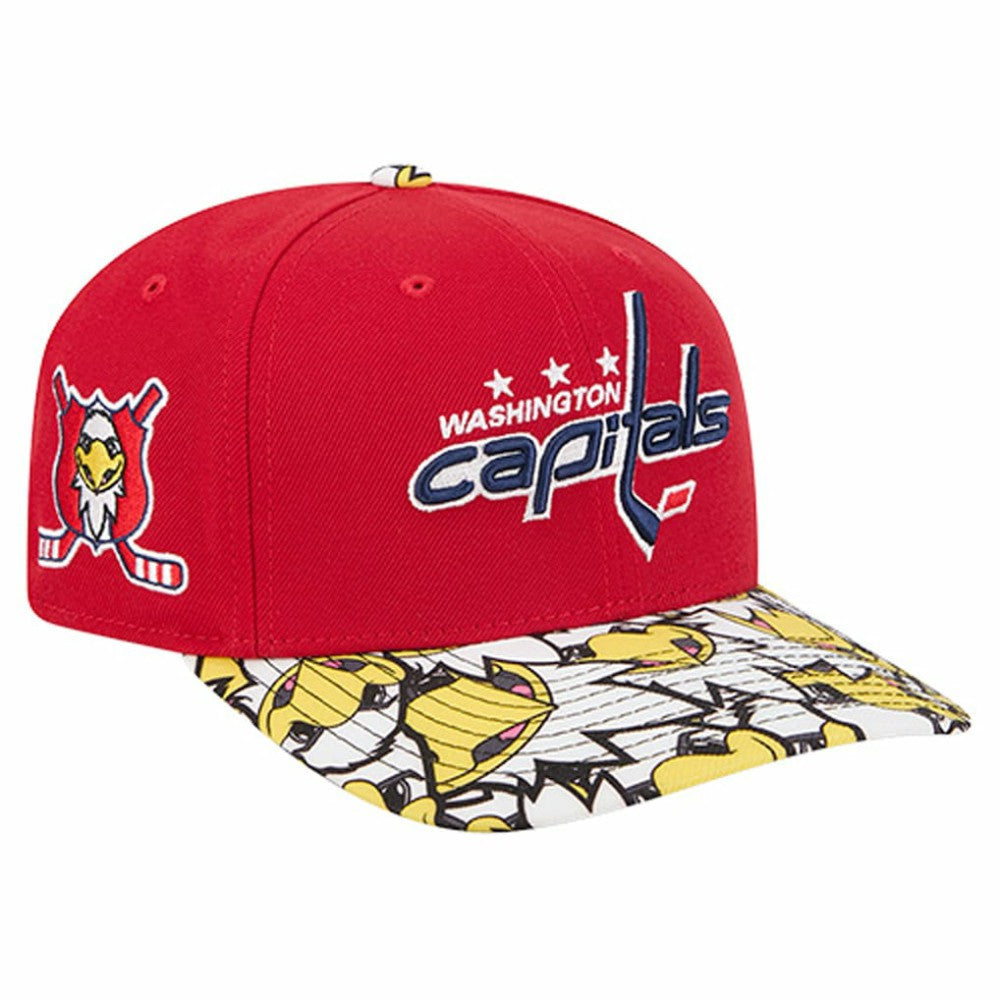 Washington Capitals New Era Mascot Visor 9SEVENTY Adjustable Hat - Red - NHL 202989673