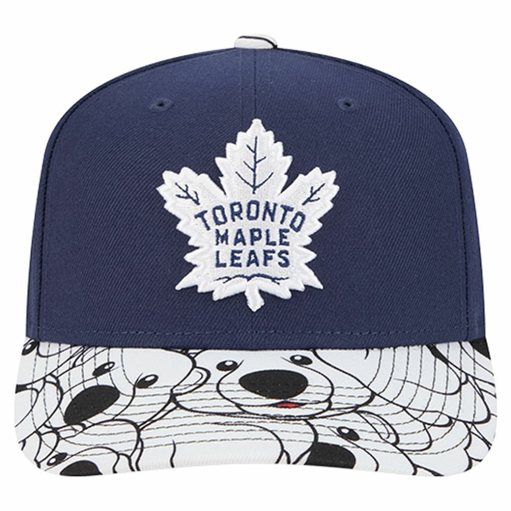 Toronto Maple Leafs New Era Mascot Visor 9SEVENTY Adjustable Hat - Blue - NHL 202989683