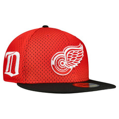 Detroit Red Wings New Era Mesh Crown Two-Tone 59FIFTY Fitted Hat - Red/Black - NHL 202989686