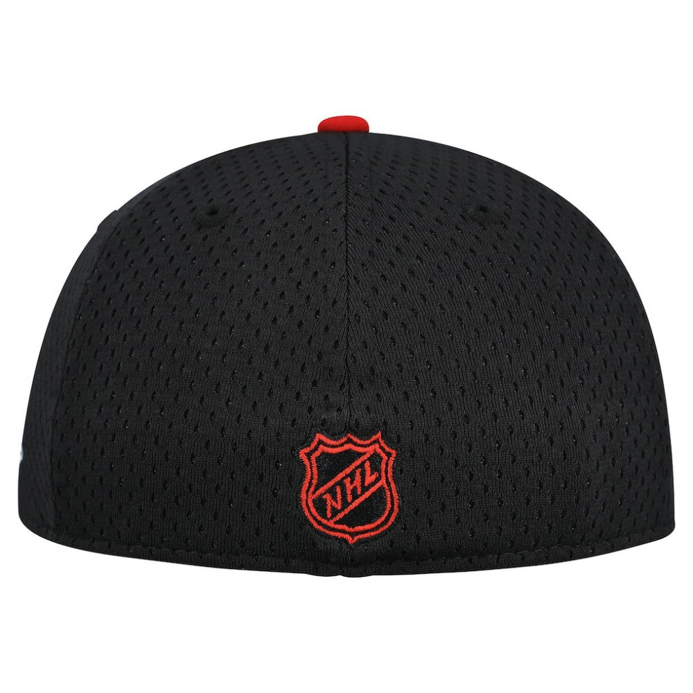 Chicago Blackhawks New Era Mesh Crown Two-Tone 59FIFTY Fitted Hat - Black/Red - NHL 202989689