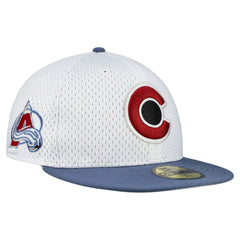 Colorado Avalanche New Era Mesh Crown Two-Tone 59FIFTY Fitted Hat - White/Navy - NHL 202989690