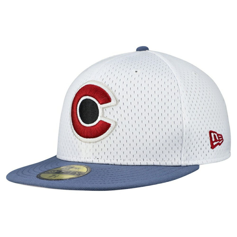 Colorado Avalanche New Era Mesh Crown Two-Tone 59FIFTY Fitted Hat - White/Navy - NHL 202989690