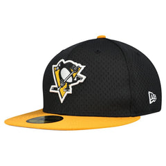 Pittsburgh Penguins New Era Mesh Crown Two-Tone 59FIFTY Fitted Hat - Black/Gold - NHL 202989692