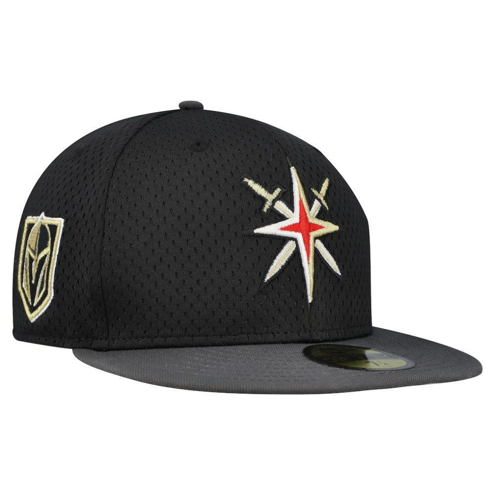 Vegas Golden Knights New Era Mesh Crown Two-Tone 59FIFTY Fitted Hat - Black/Gray - NHL 202989693