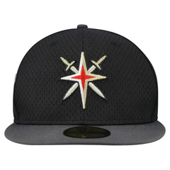 Vegas Golden Knights New Era Mesh Crown Two-Tone 59FIFTY Fitted Hat - Black/Gray - NHL 202989693