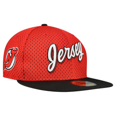 New Jersey Devils New Era Mesh Crown Two-Tone 59FIFTY Fitted Hat - Red/Black - NHL 202989694