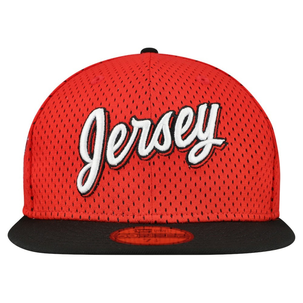 New Jersey Devils New Era Mesh Crown Two-Tone 59FIFTY Fitted Hat - Red/Black - NHL 202989694