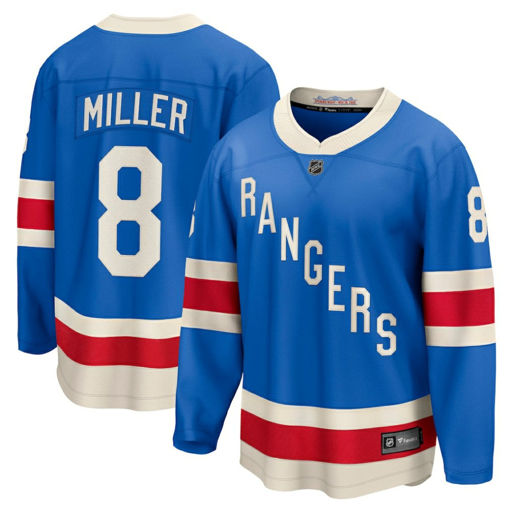 J.T. Miller New York Rangers Fanatics Centennial Breakaway Jersey - Blue - NHL 202989780