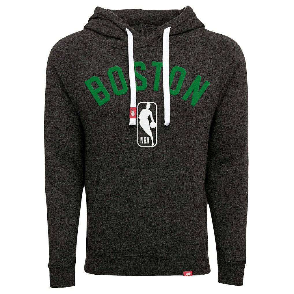 Boston Celtics Sportiqe Unisex Olsen Tri-Blend Pullover Hoodie Black