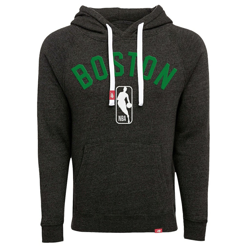 Boston Celtics Sportiqe Unisex Olsen Tri-Blend Pullover Hoodie Black