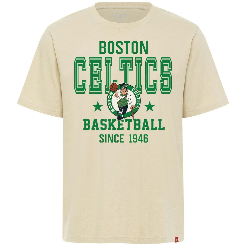 Boston Celtics Sportiqe Unisex Duke Premium T-Shirt Cream