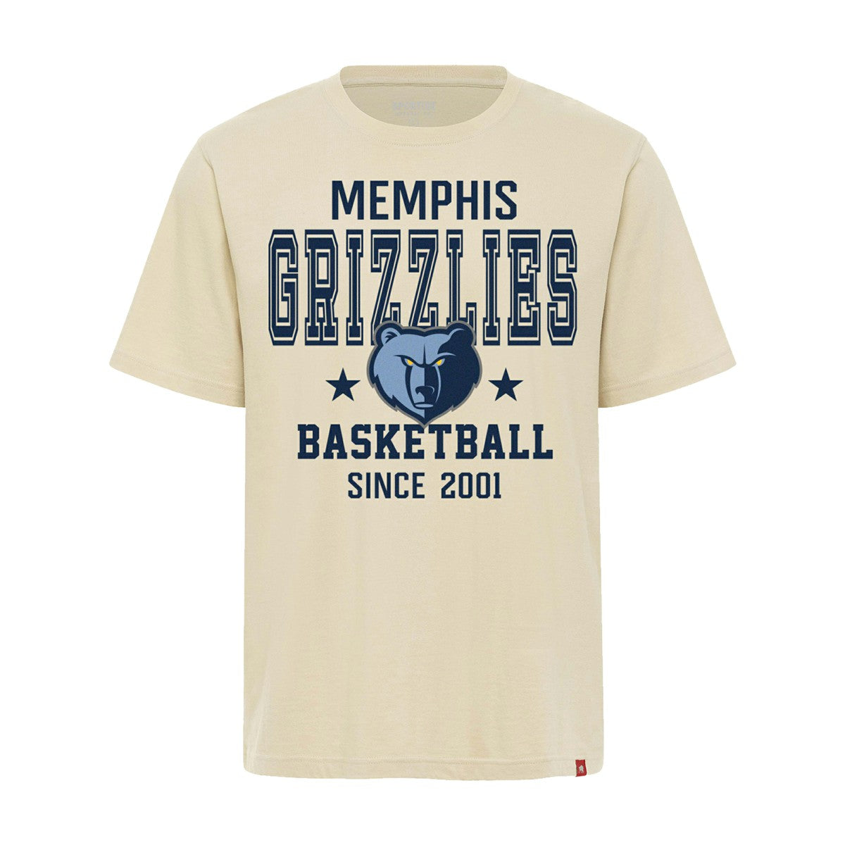 Memphis Grizzlies Sportiqe Unisex Duke Premium T-Shirt Cream